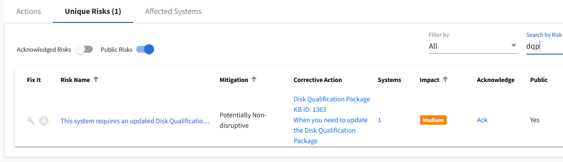 Active IQ数字顾问(健康风险)磁盘资格包(DQP) Active IQ数字顾问(健康风险)磁盘资格包(DQP)
